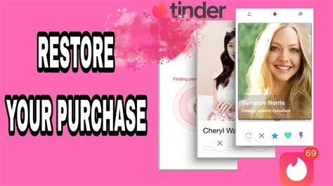 Purchased using the direct credit card payment option on Android or at Tinder. . Tinder restore purchase code